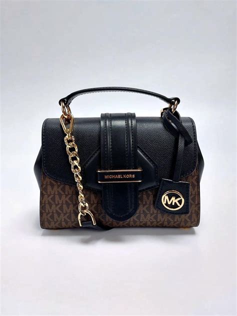 michael kors bleecker bag|Bleecker Medium Logo and Leather Satchel .